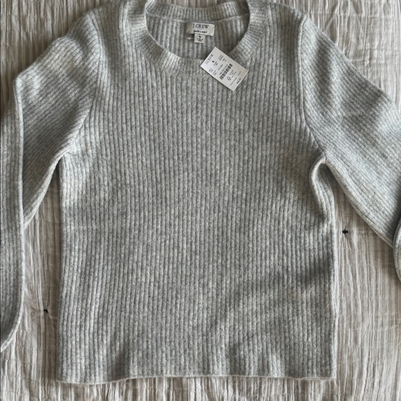 J. Crew Light Gray Crewneck Sweater - Picture 4 of 5